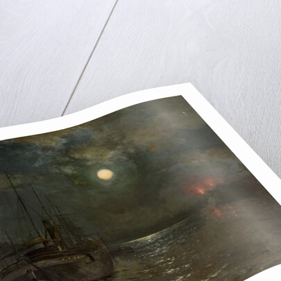 Moonlight on the Tyne by George Anthony Waterston