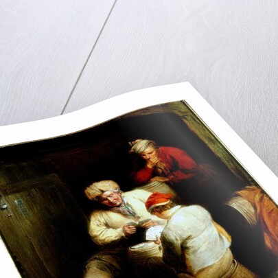 Smugglers Playing Cards by Henry Perlee Parker