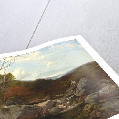 A Trout Stream by Thomas Creswick