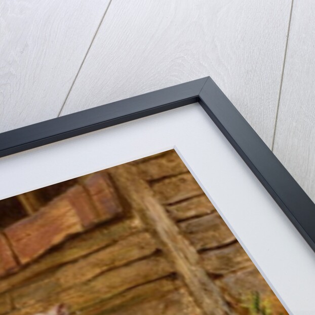 Boy with Calves and Trough by Henry Dawson