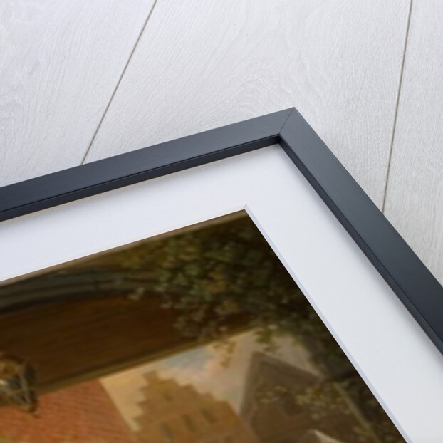 Dutch Market Scene by Henri Joseph Gommarus Carpentero