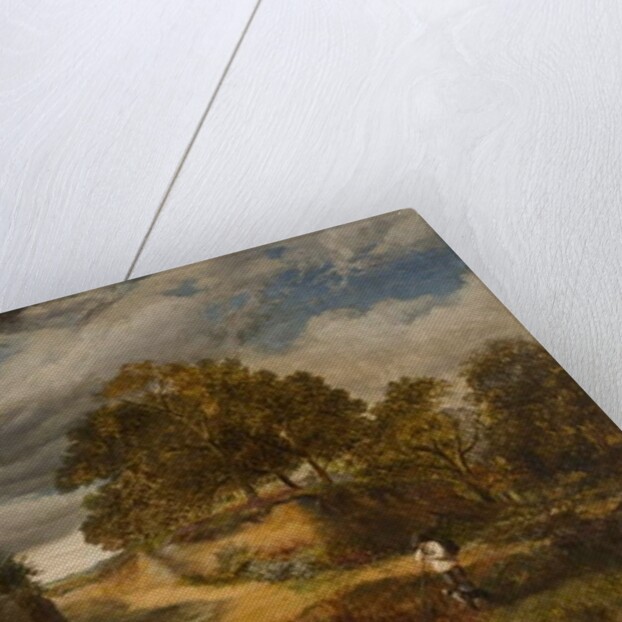 Landscape with Figure and Dog by George Vicat Cole