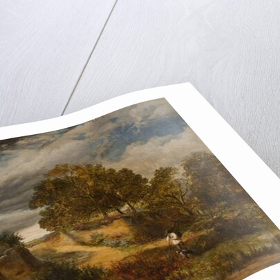 Landscape with Figure and Dog by George Vicat Cole