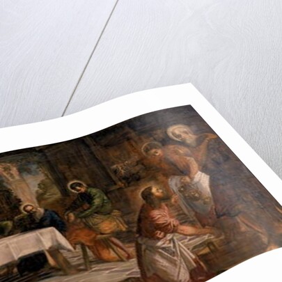 Christ Washing the Disciples' Feet by Jacopo Robusti Tintoretto