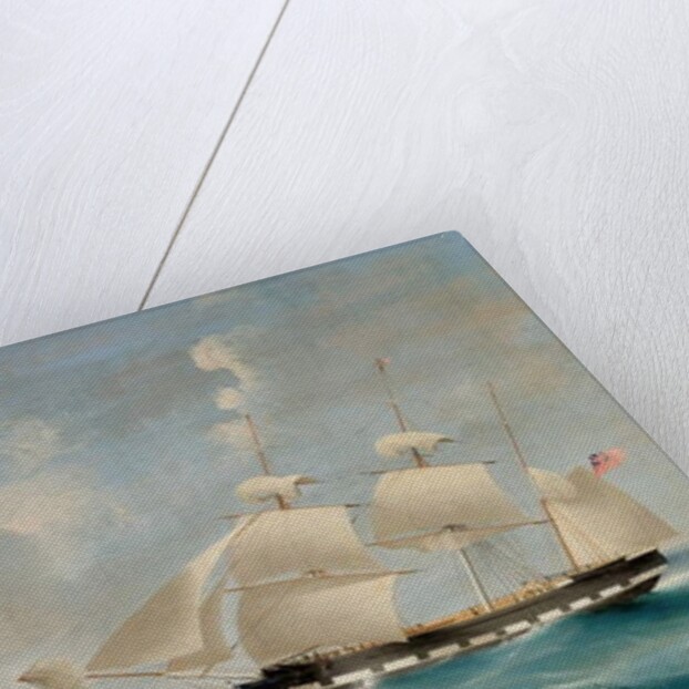 Seascape, 1850 by I. Tudgay