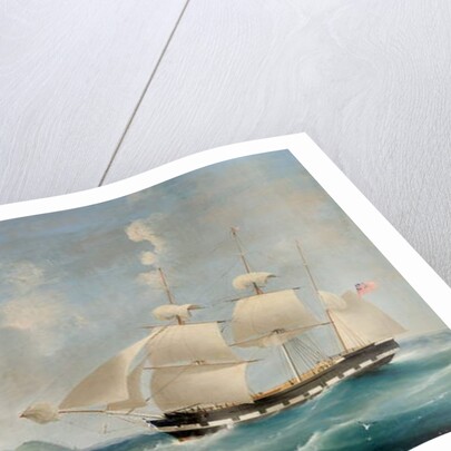 Seascape, 1850 by I. Tudgay