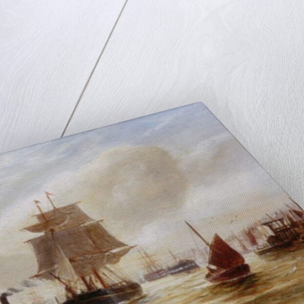 Steam Tug Towing a Ship at the Mouth of the Tyne by Bernard Benedict Hemy