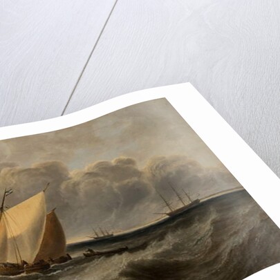 Seascape - Recollection of Turner by John Wilson Carmichael