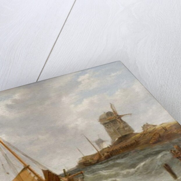 Seascape with Boats by William Adolphus Knell