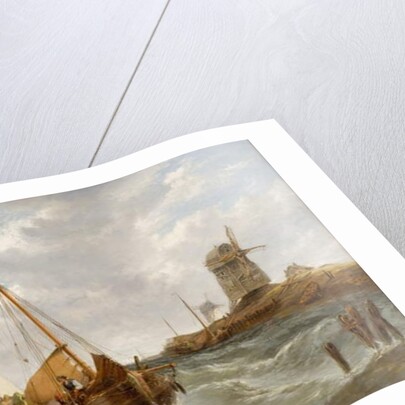 Seascape with Boats by William Adolphus Knell