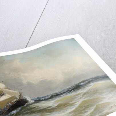 Seascape by Edwin Henry Eugene Fletcher