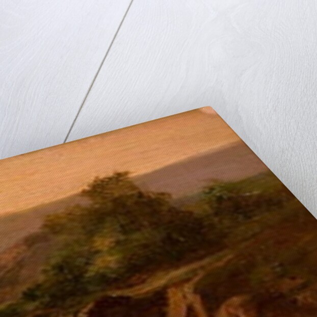 Sunset, Rocky Stream by Frank Thomas Carter