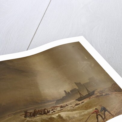 Seascape off Tynemouth, 1871 by William Connell