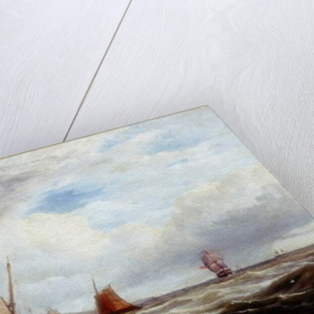 Ships and Fishing Boats in Rough Seas by Robert F. Watson