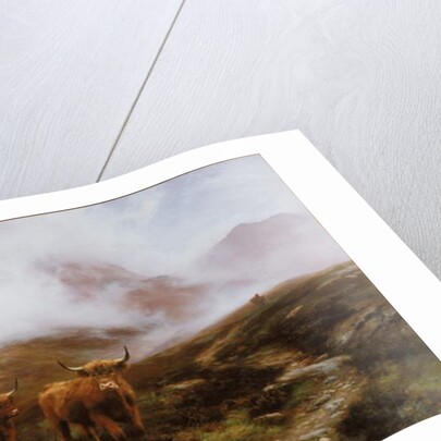 Landscape with Cattle by Peter Graham