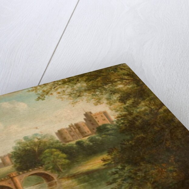 Alnwick Castle, 1850 by J. Sharkey