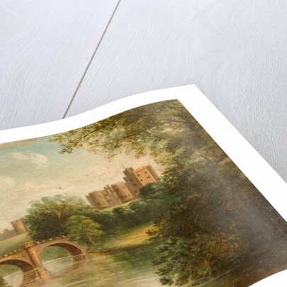 Alnwick Castle, 1850 by J. Sharkey