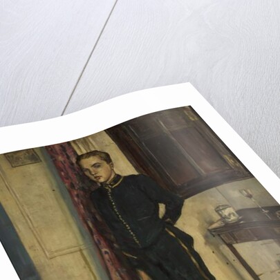 Youth in Soldier's Uniform by School English