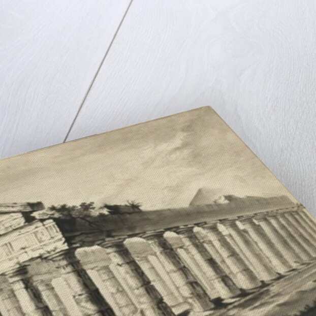 Ruined Greek Temple by English School