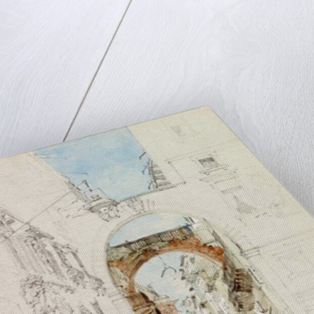 La Piazza dei Signori, Verona, 1835 by James Holland