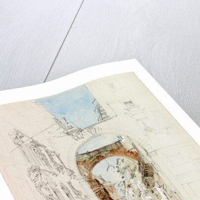 La Piazza dei Signori, Verona, 1835 by James Holland