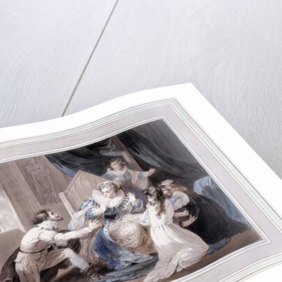 The Earle of Essex's First Interview with Queen Elizabeth after his Return from Ireland by Richard Westall