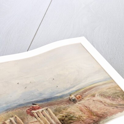 Moorland with Figures by David Cox