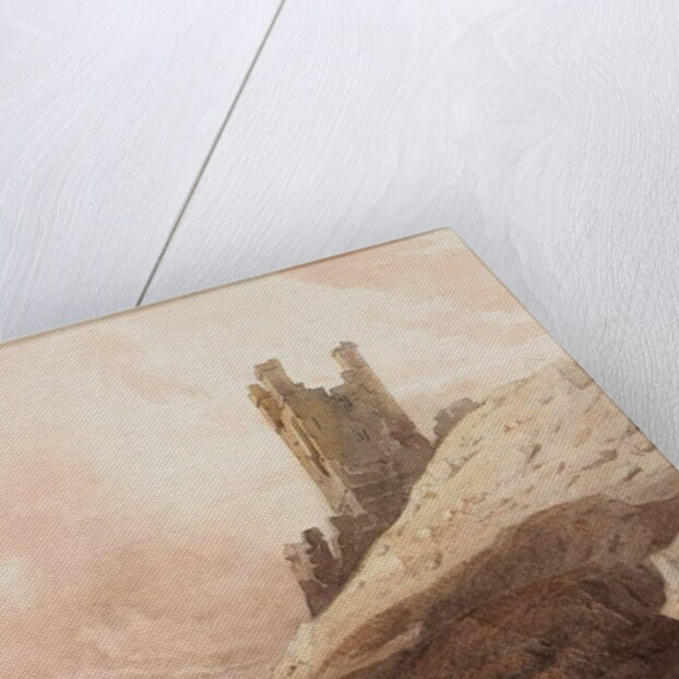 Lilburn Tower, Dunstanburgh Castle by John Varley