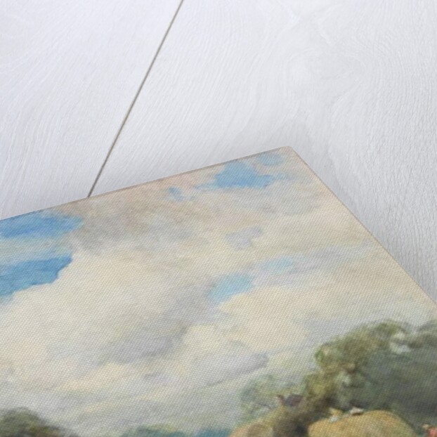 Haymaking in Herefordshire by Robert W. Little