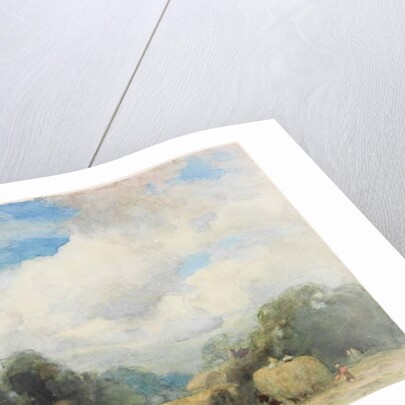 Haymaking in Herefordshire by Robert W. Little