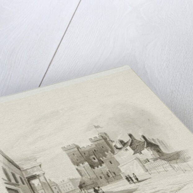 The Castle from the County Court, Newcastle upon Tyne by John Teasdale