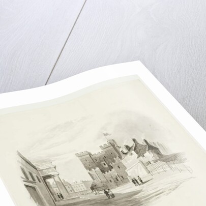 The Castle from the County Court, Newcastle upon Tyne by John Teasdale