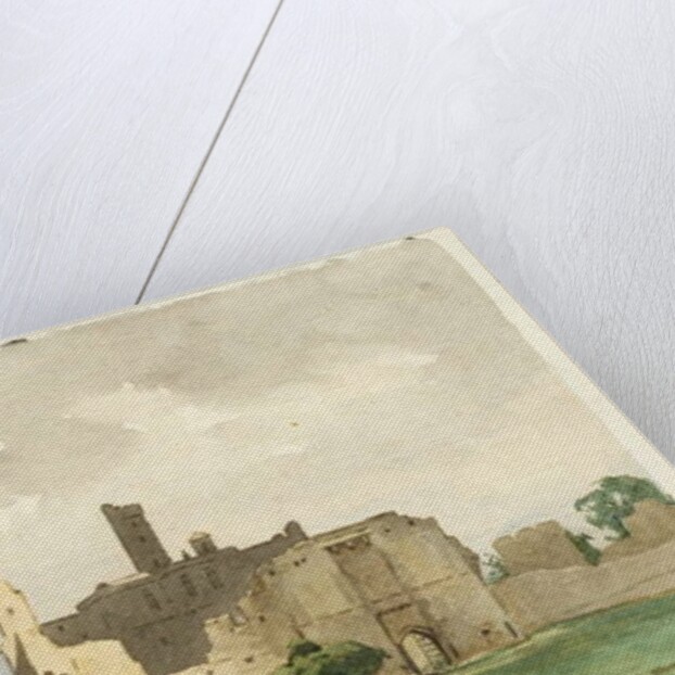 Warkworth Castle by Ernest Benger or Berenger