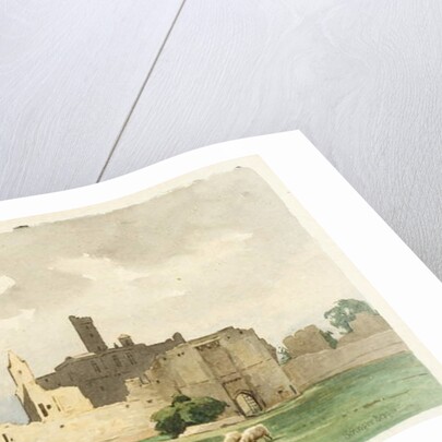 Warkworth Castle by Ernest Benger or Berenger