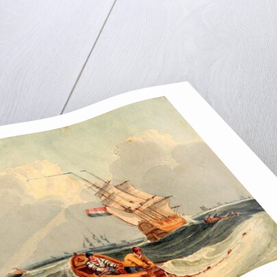 Seascape with Shipping by Nicholas Pocock