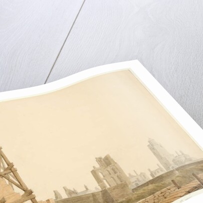 Tynemouth Priory and Lighthouse from the Collingwood Memorial, 1845 by English School