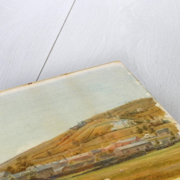 Landscape with Church and Sheep by Walter Follen Bishop