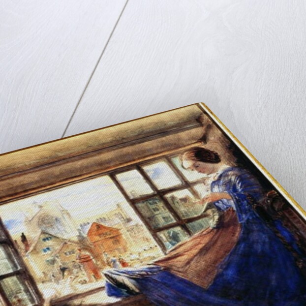 Hexham Market Place by William Bell Scott