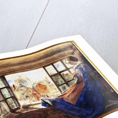 Hexham Market Place by William Bell Scott