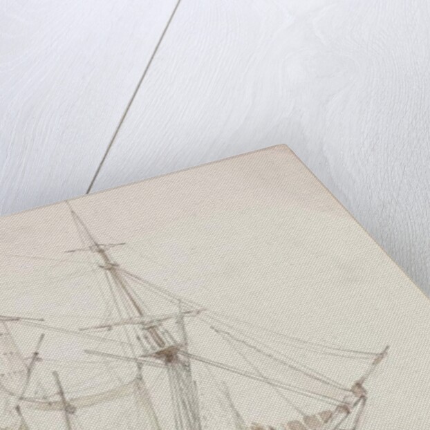 An American Brig by John Wilson Carmichael