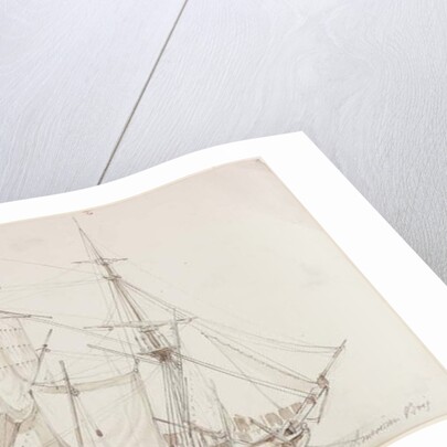 An American Brig by John Wilson Carmichael