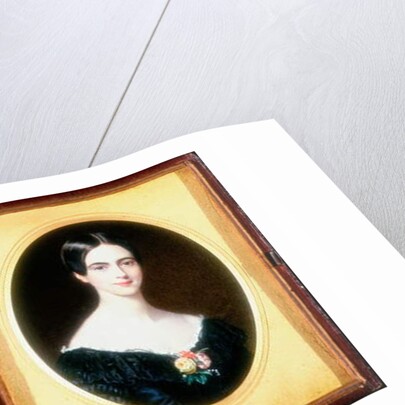 Portrait of Elizabeth Ann Benson in 1841 by Harriet Mackreth