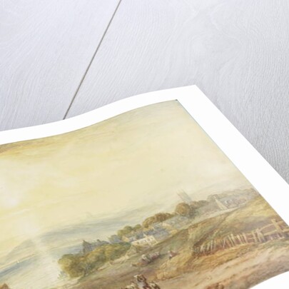 Village on the Bank of a Lake by James Baker Pyne