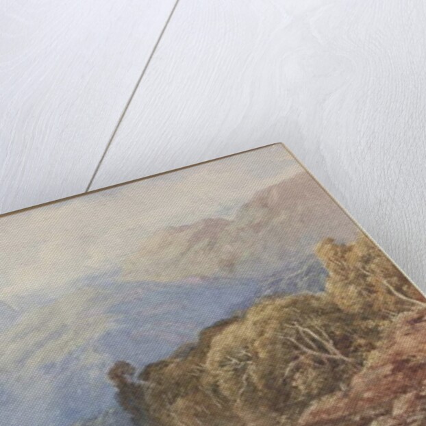 On the Loch near Killin Perthshire by Thomas Miles II Richardson