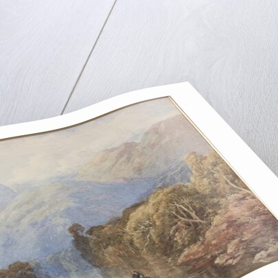 On the Loch near Killin Perthshire by Thomas Miles II Richardson