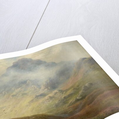 Mountain Scene by E. Hargate