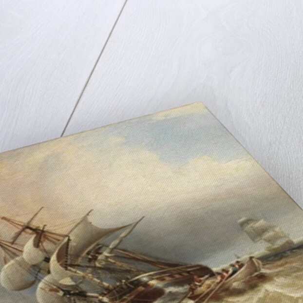 Shipwrecks off the Tyne, before construction of the Piers by John Wilson Carmichael