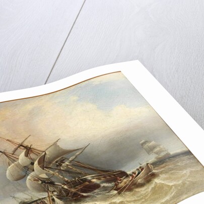 Shipwrecks off the Tyne, before construction of the Piers by John Wilson Carmichael