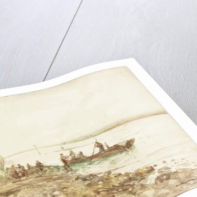 Fishing Coble by Victor Noble Rainbird