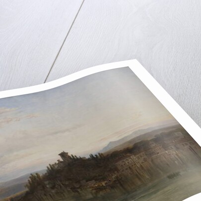 Morning on Lake Garda, Italy, 1861 by James Vivien de Fleury